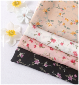 Woven fabric with print 