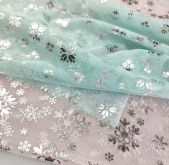 Mesh fabric with sequin